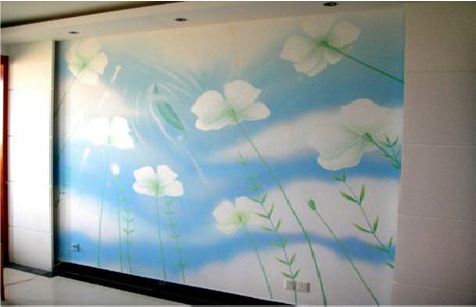 应城画墙绘怎么画好白云的蓬松感？