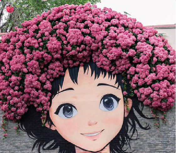 应城墙体彩绘-网红墙打卡