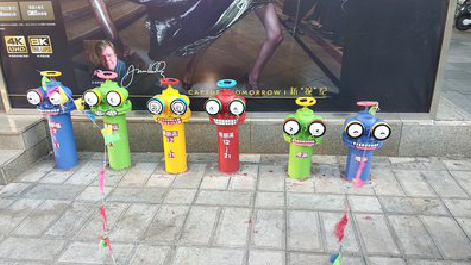 应城商业区彩绘