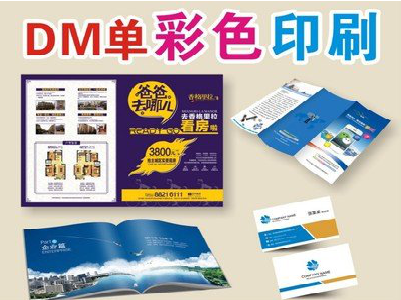 应城单页印刷，色彩搭配简单。